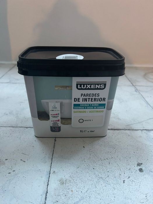 Tinta de interior aquosa acetinada 1L - Branco