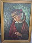 Quadro Menina com lágrimas