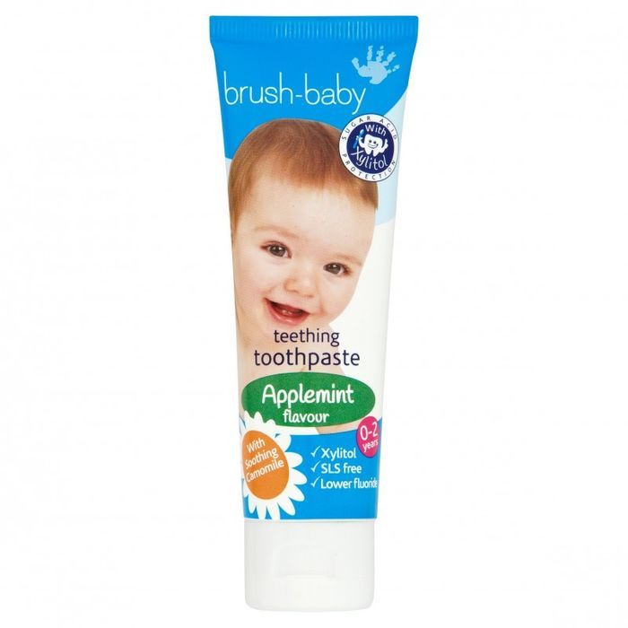 Brush-Baby  pasta do zębów dla dzieci 0-2l Applemint 50ml