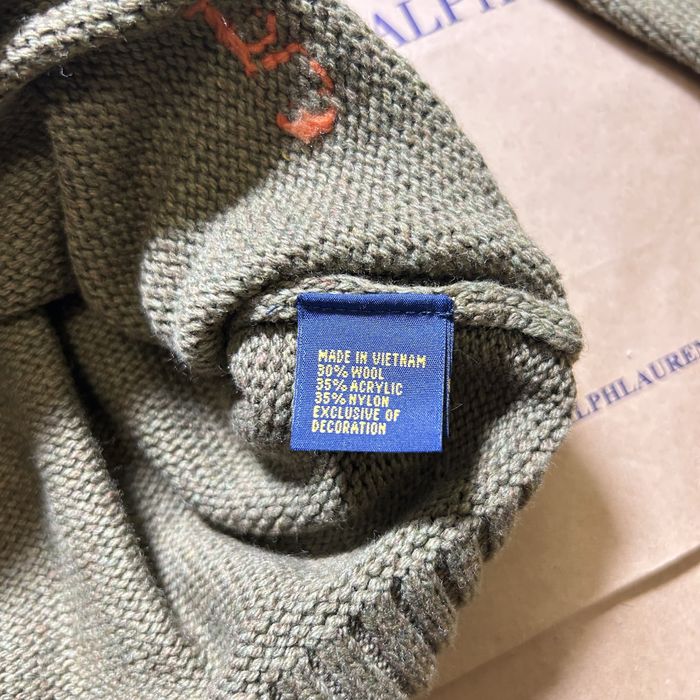 Вінтажна кофта Polo Ralph Lauren Duck / S,M,L,XL / Хакі