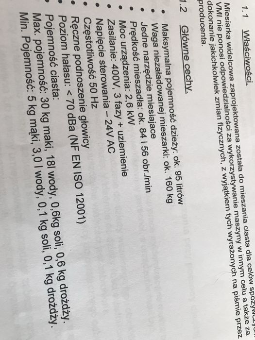 Miesiarka mieszałka do ciast