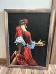 Obraz kobieta tancerka flamenco