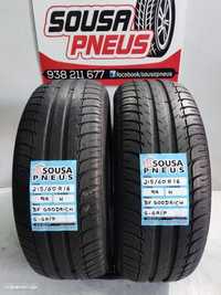 2 pneus semi novos 215-60r16 bf goodrich - oferta dos portes