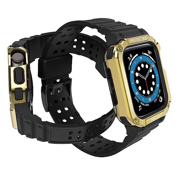 Protect Strap Band opaska z etui do Apple Watch 7 / 6 / 5 / 4 / 3 / 2