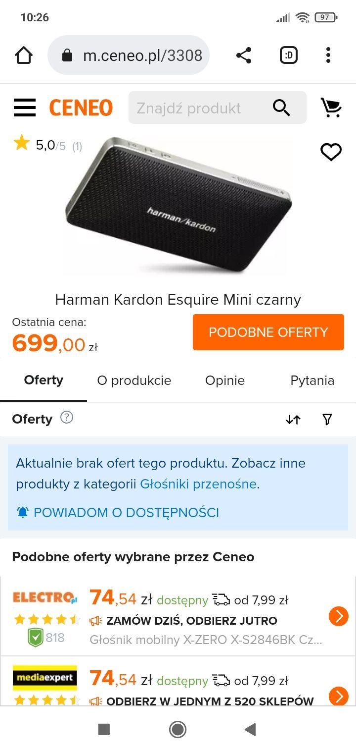 Głośnik Harman Kardon Esquire Mini