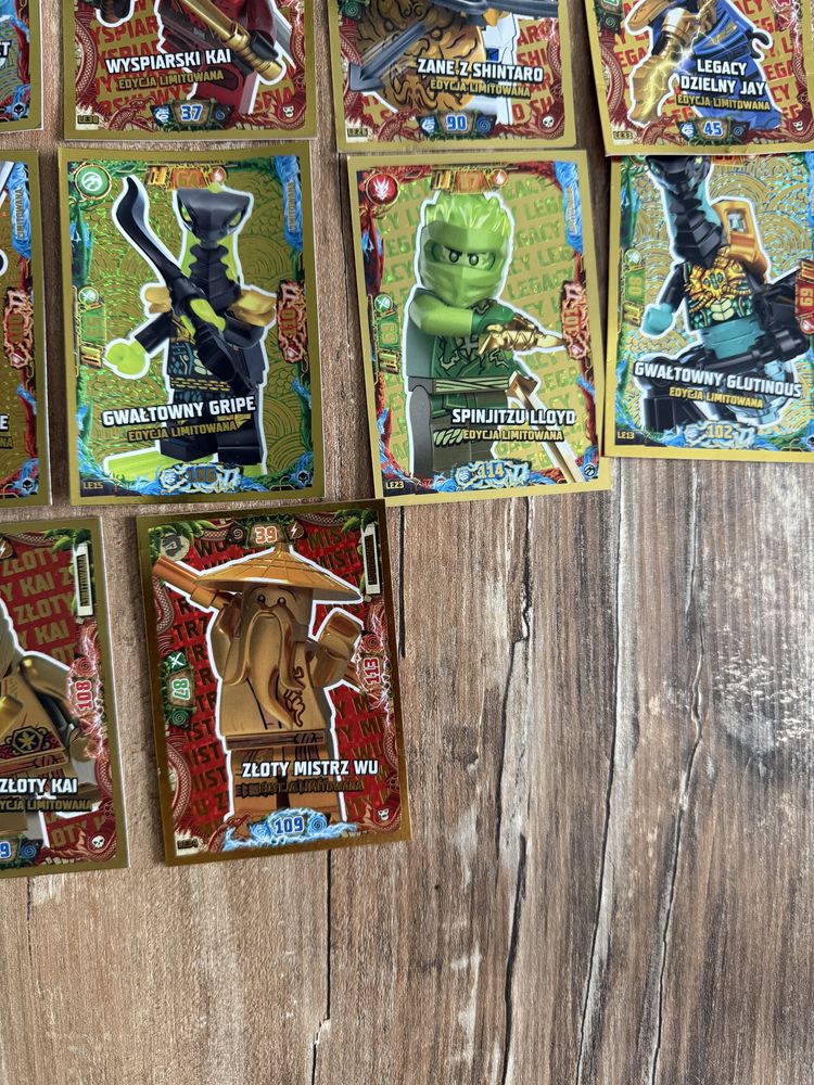 Lego złote karty Ninjago Edycje Limitowane