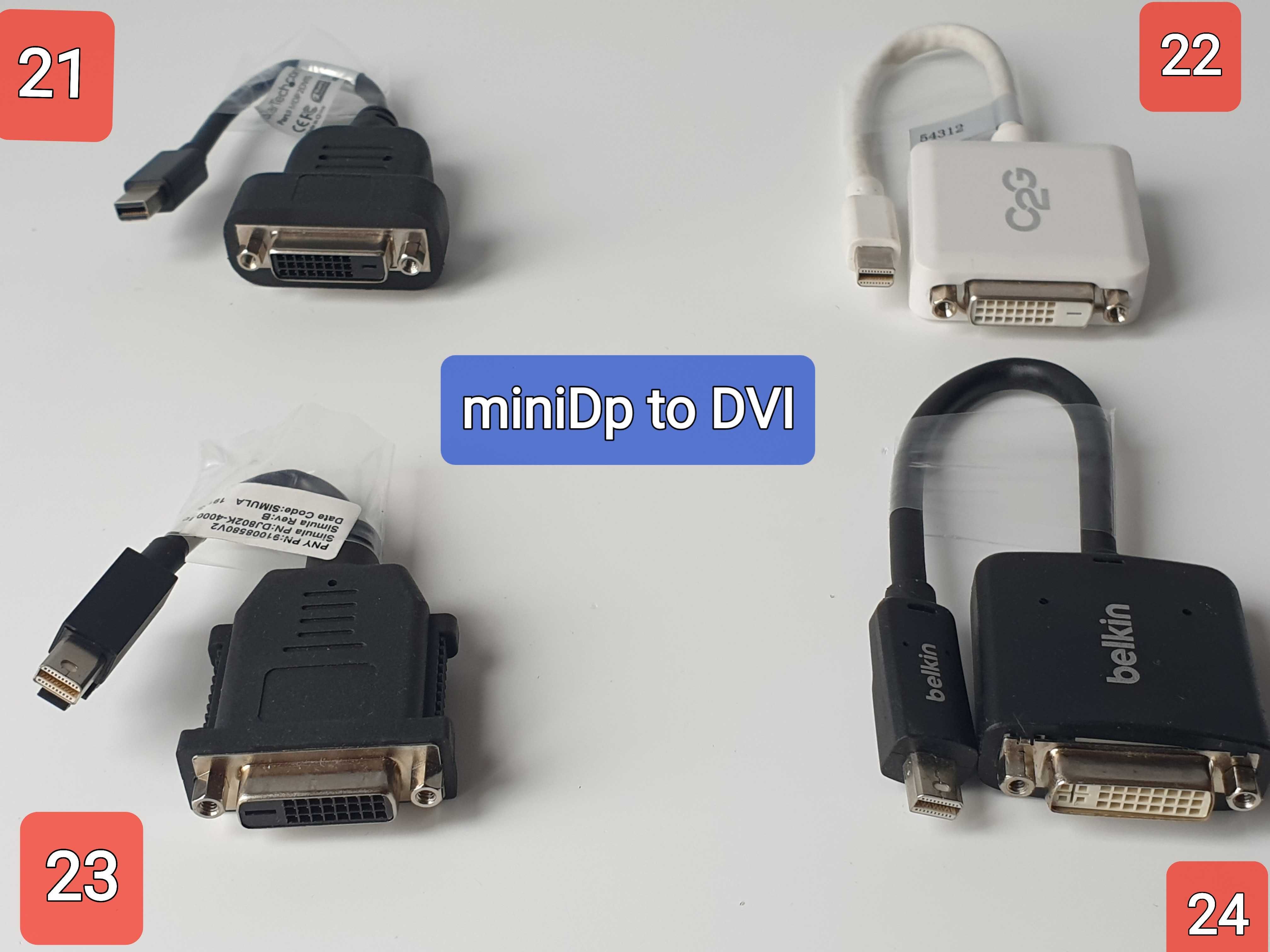адаптер   Mini DisplayPort Thunderbolt  HDMI  VGA  DVI  DisplayPort