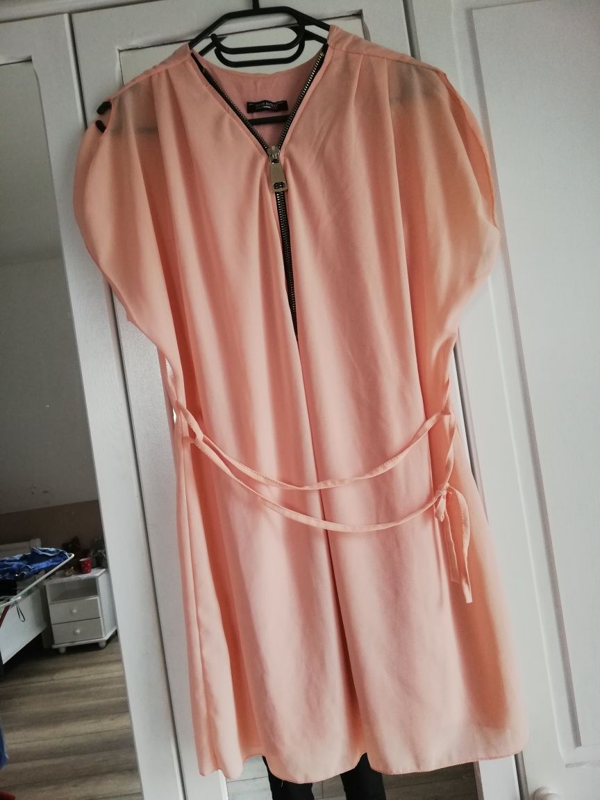 Łososiowa sukienka S/M