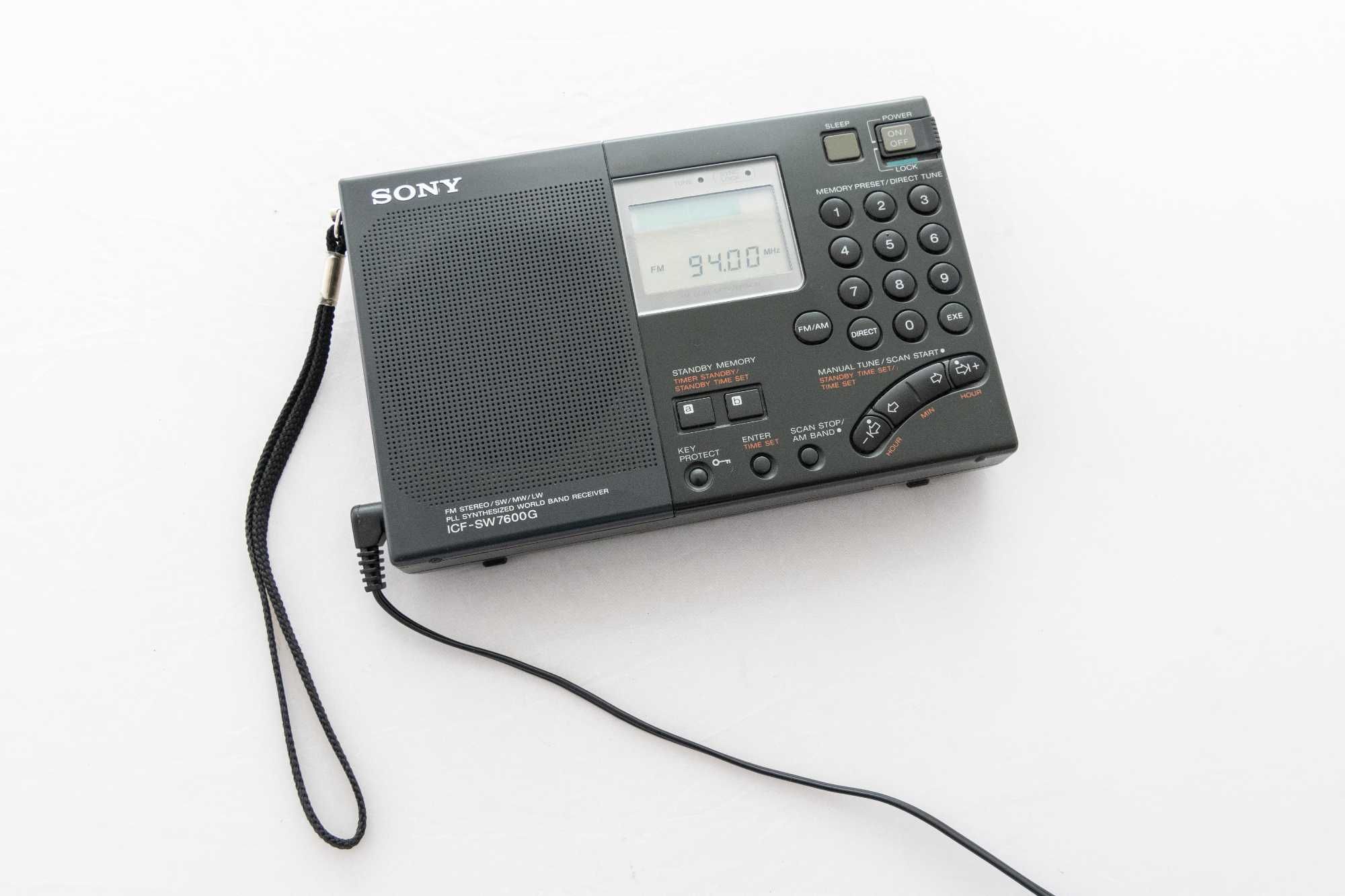 Radio globalne SONY ICF-SW7600G komplet