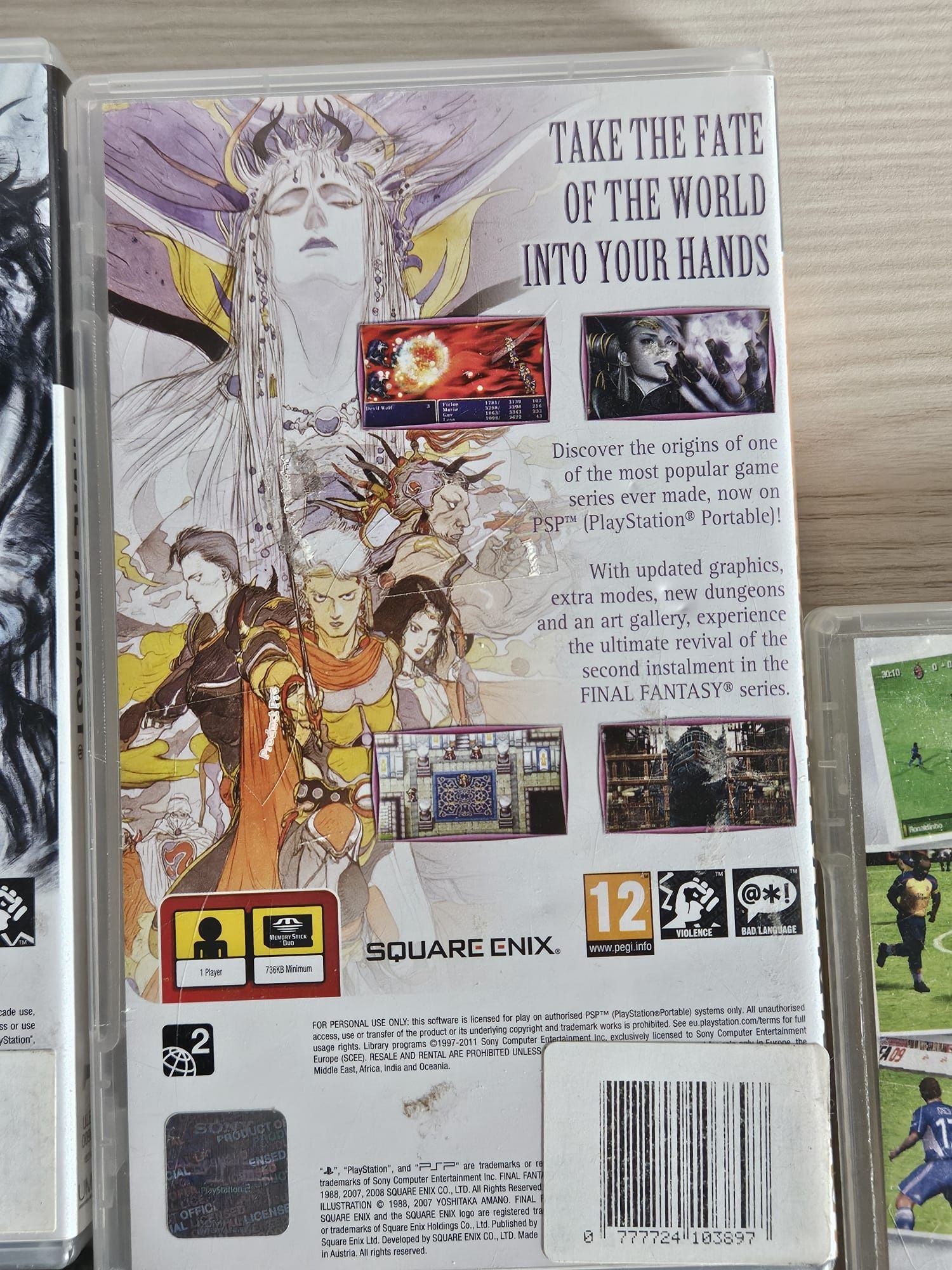Gry na PlayStation Portable, PSP