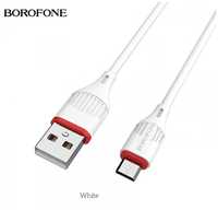 Кабель USB BOROFONE BX17 2.4A for Micro usb, 1м, білий і чорний