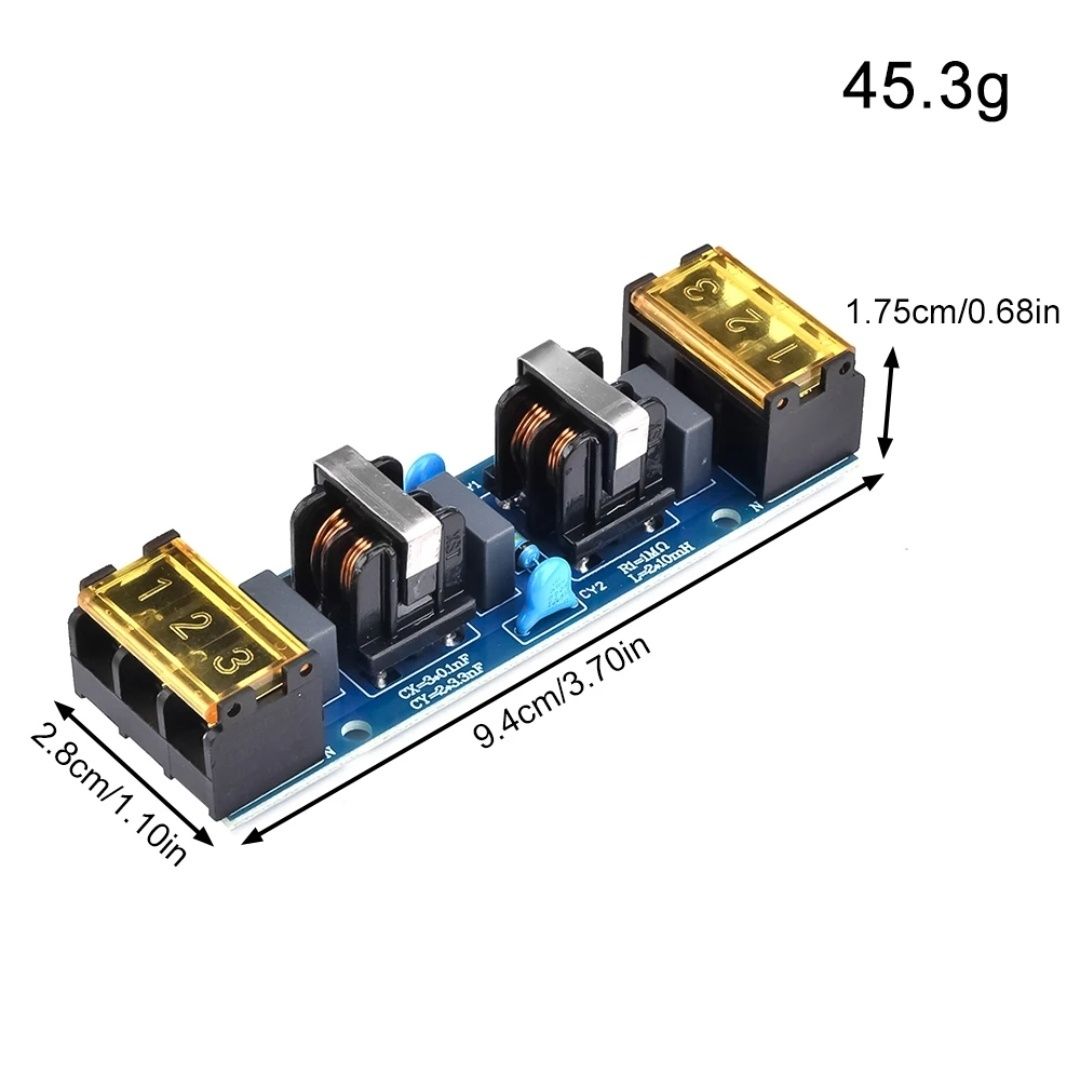 Фильтр EMI электромагнитных помех. Гальыаническая развязка.6А.АС 220 V