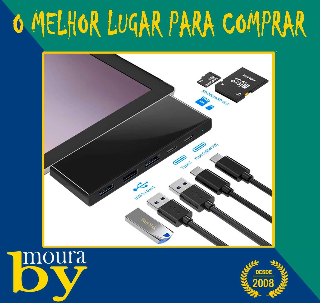 Hub para  Surface com 7 portas