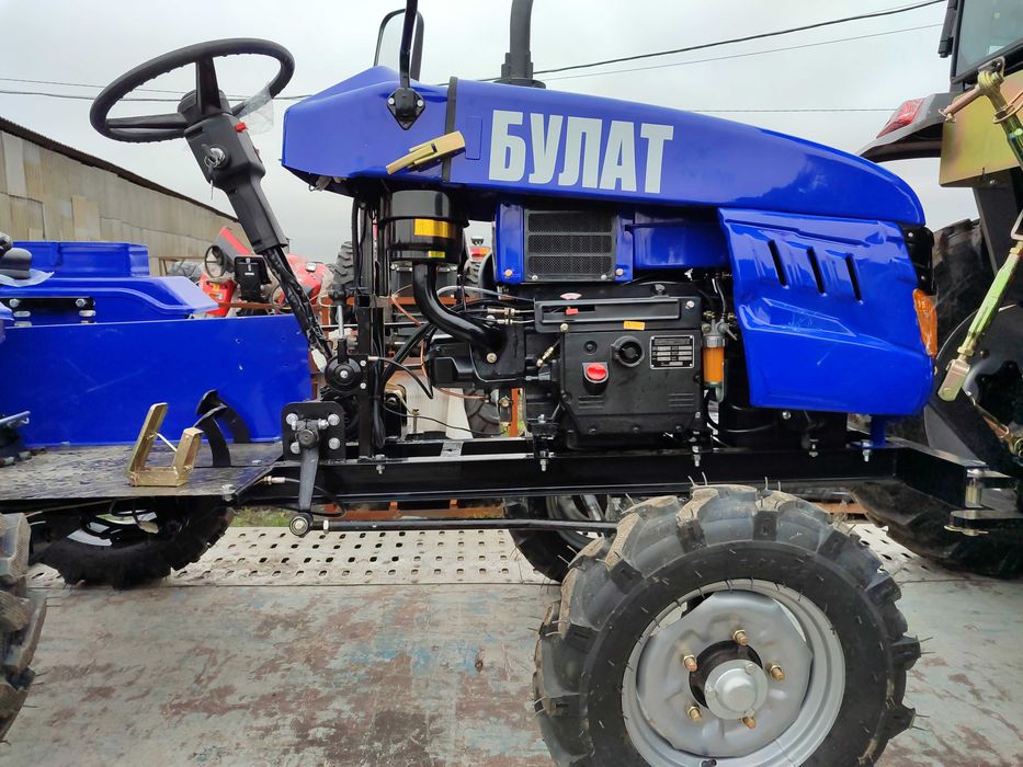 Трактор Булат 161 с фрезой и плугом 2025 года