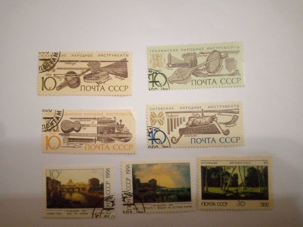Продам марки поштові