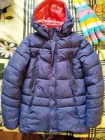 Куртка зимняя на мальчика 42 размер, рост 152-164 см