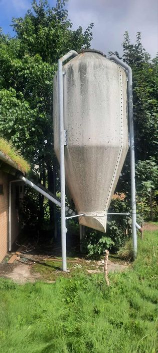 Silos 10m3 z włókna szklanego , Silos paszowy , BIN , Silos zbożowy