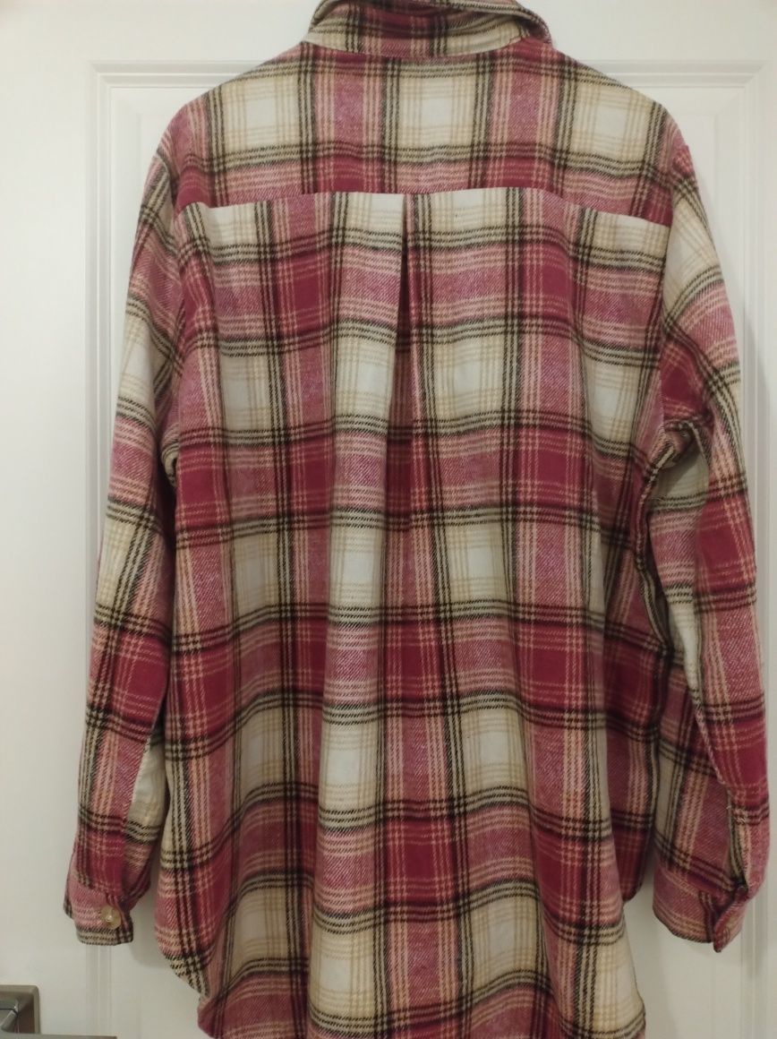 Koszula flanelowa w kratkę damska r. XXL
