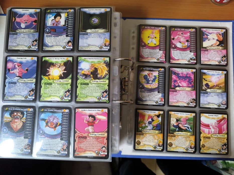 Karty Dragon Ball Z CCG SCORE kompletna Kid Buu saga 1-123.