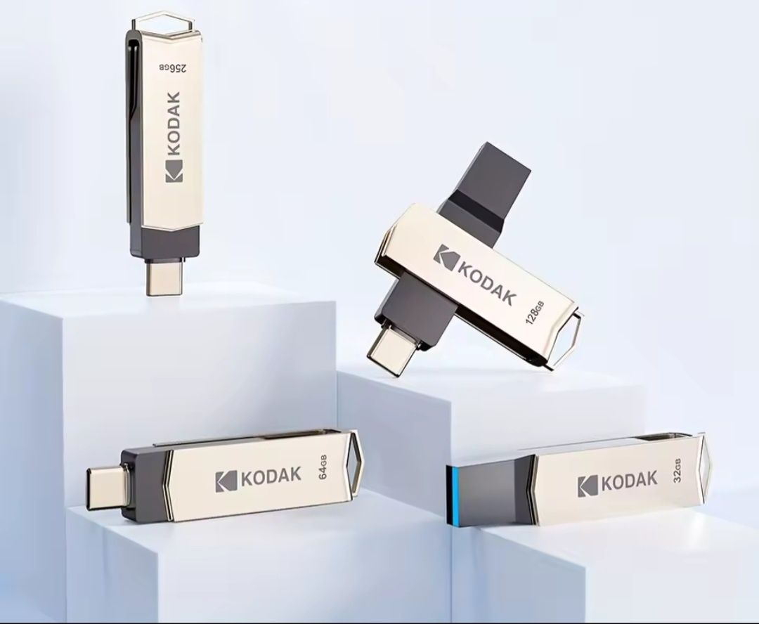 Продам оригинальную флешку Kodak 256Gb, 2 в 1 usb 3.2/type-C..