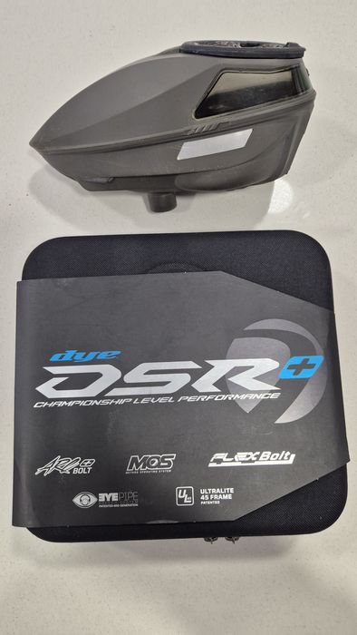 Marcador Paintball Dye Dsr+ e Loader Spire III