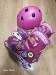 Rolki Oxelo regulowane r. 34-36 + kask r.S