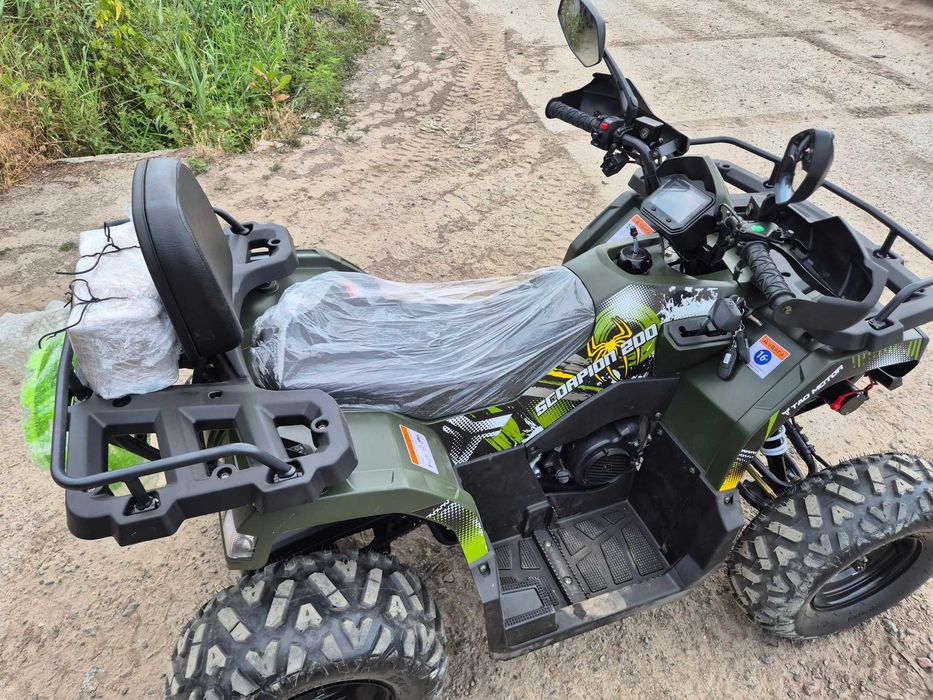 Квадроцикл Коман Скорпион 200сс с лебедкой