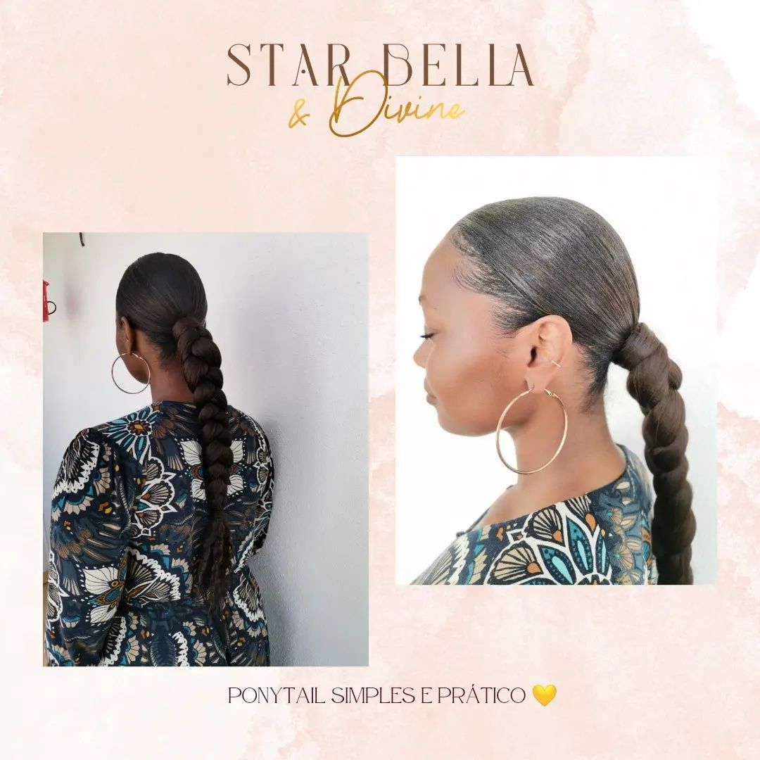 Tranças knotless/Crochet/Ponytail/Tissagem/Passion Twist