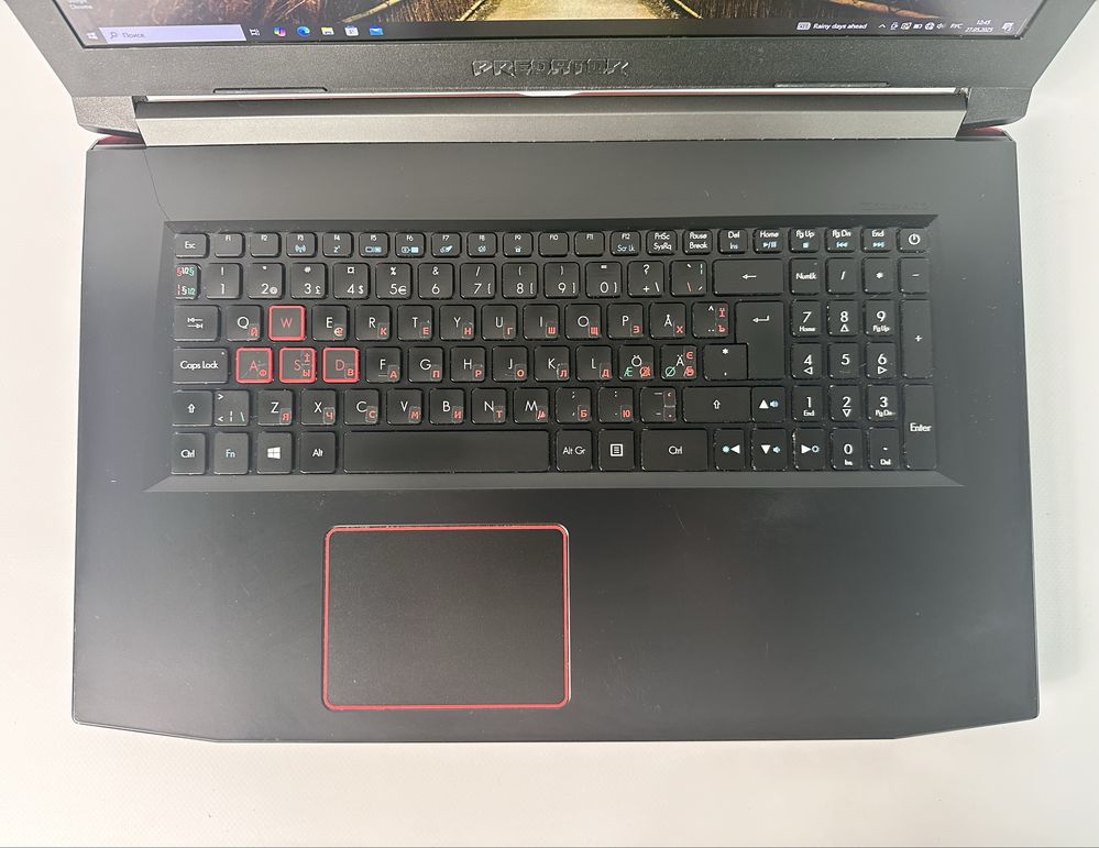 Acer Predator 17/ i7-8750H/16GB/512GB/NVIDIA GTX1050Ti