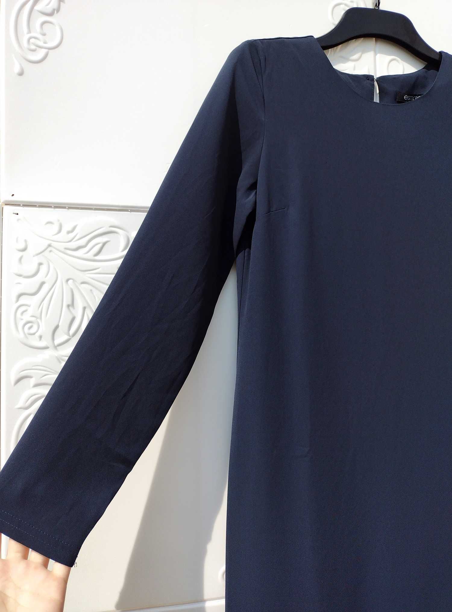 Новое элегантное синее прямое шифоновое платье Esmara размер S L