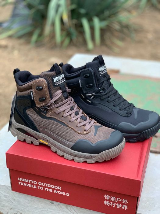 Чоловічі термо кросівки Humtto коричневі 41-46 Water Repellent