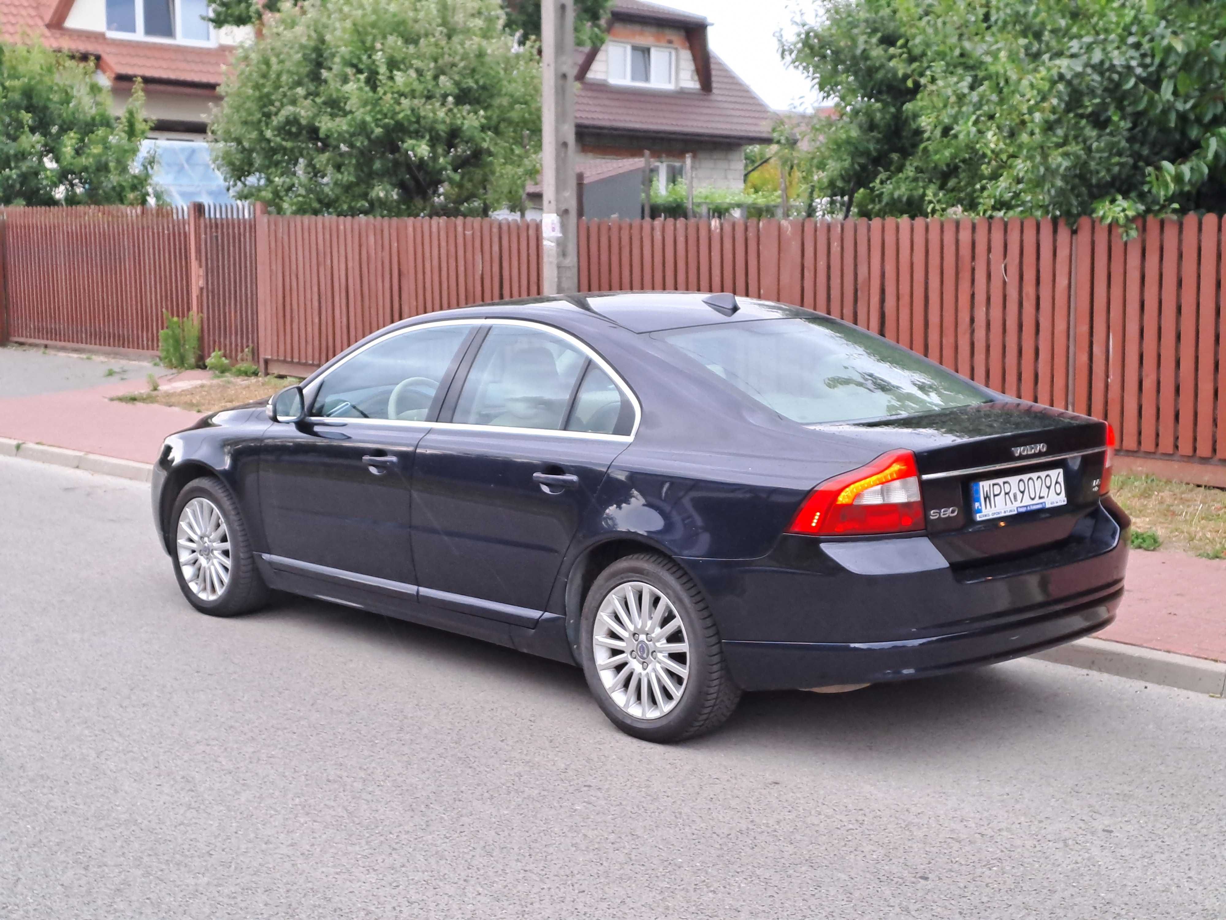 Volvo S80 2.4d5 185KM 2008rok Automat Skóry Climatronic Uszkodzony