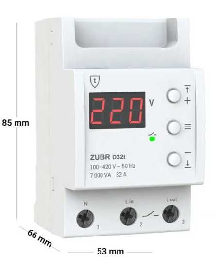 Реле напруги ZUBR D32t