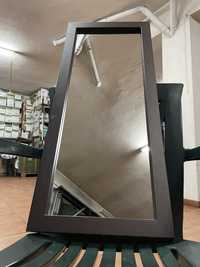 Espelho castanho Wengue 87x37cm