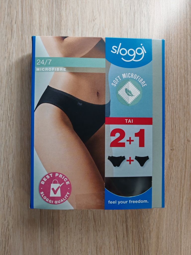 Nowe majtki Sloggi Slogi 24/7 Soft Microfibre H Tai C3P XL L 40 42