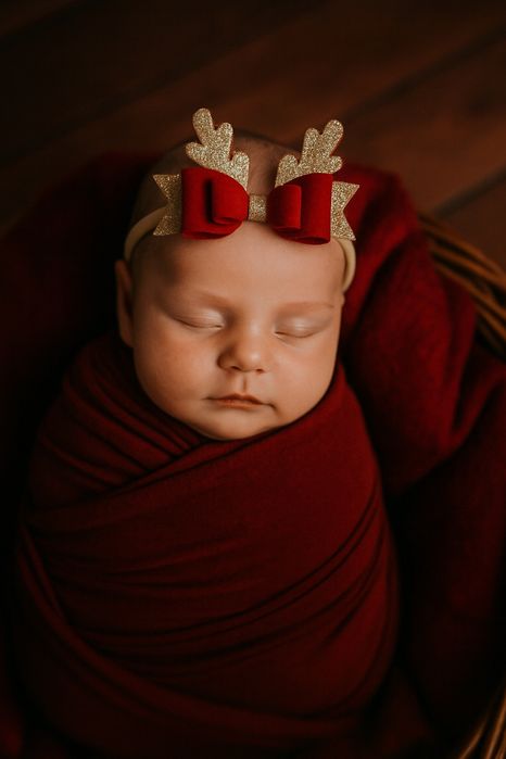 Kokarda reniferek na opasce NOWA