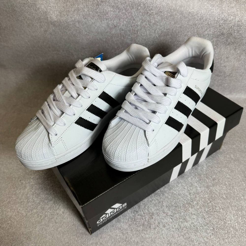 PREMIUM LUXE ADIDAS Superstar Чоловічі кросівки весна 2024 белый 40-44