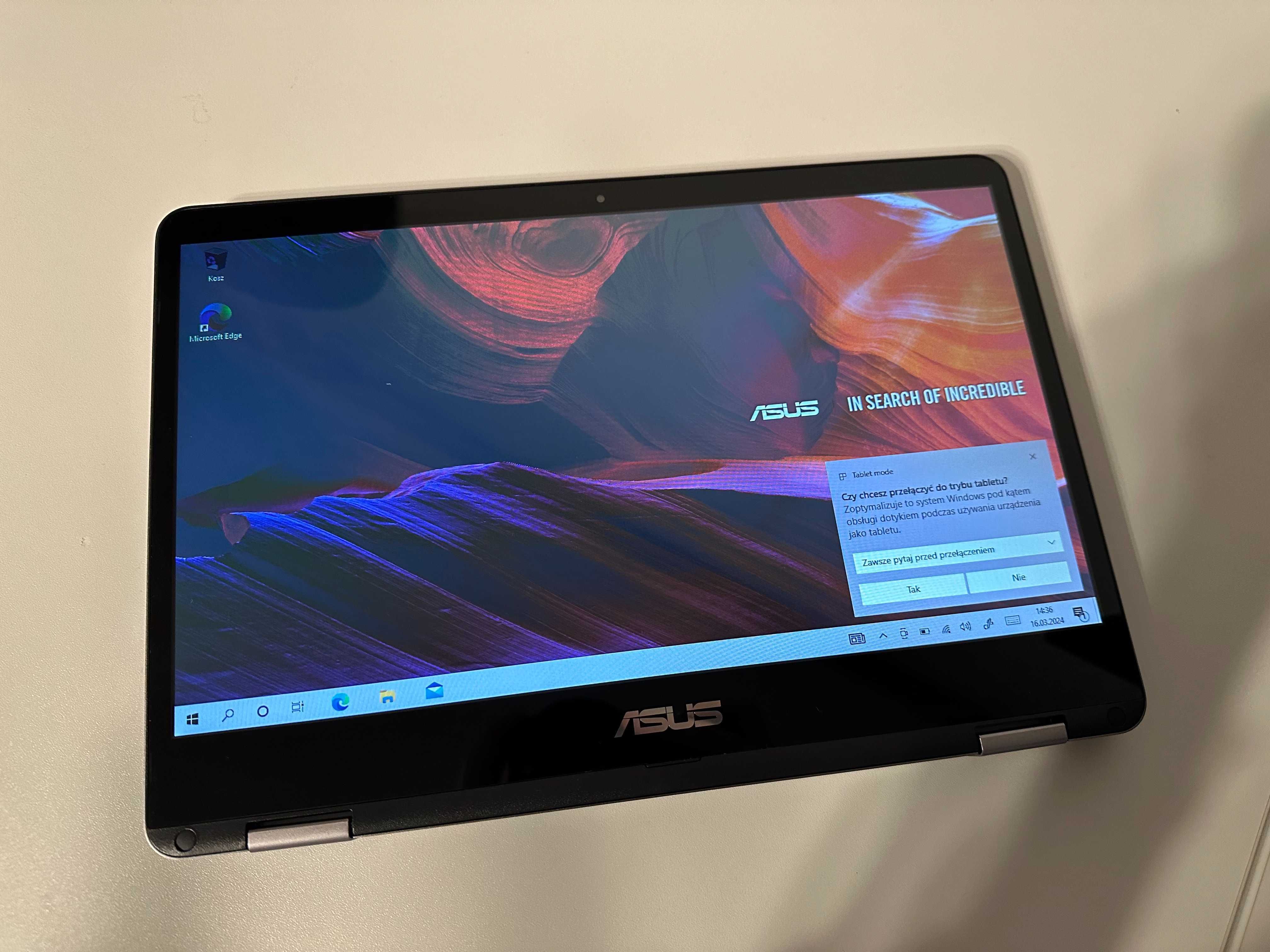 Asus Vivobook Flip 14 - 4 GB / 64 GB - JAK NOWY