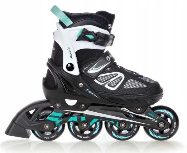 Rolki Łyżwy figurowe RAVEN Advance 2w1 regulowane Black/Mint 38-42
