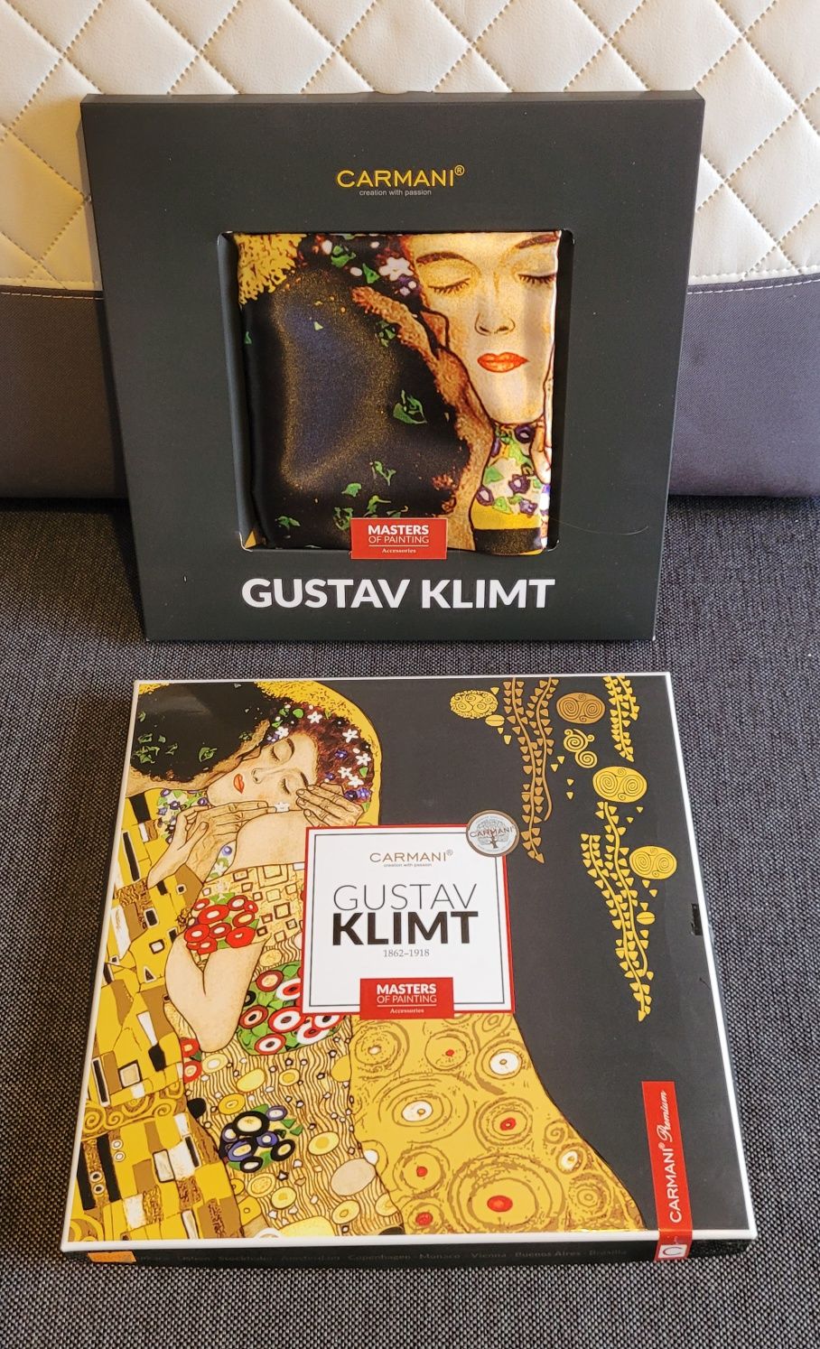 Szal Klimt "Pocałunek" Carmani