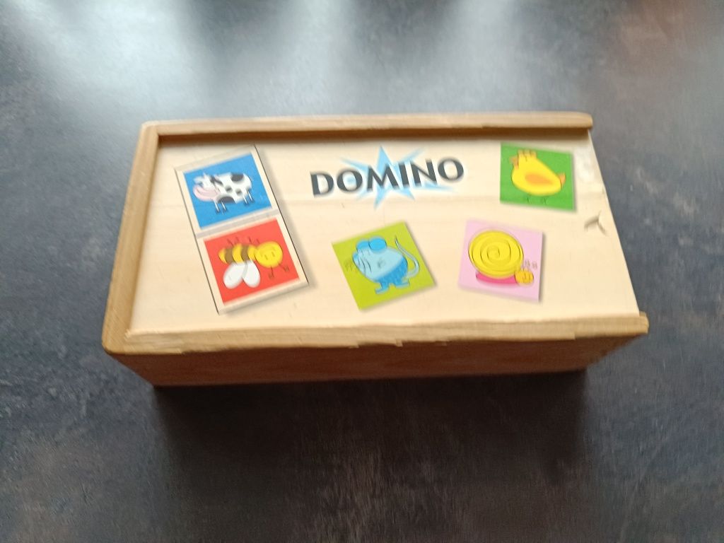 Domino drewniane