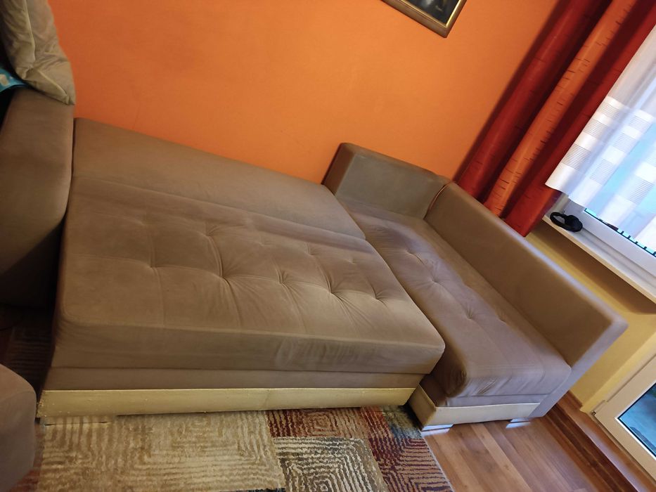 Narożnik z funkcją spania