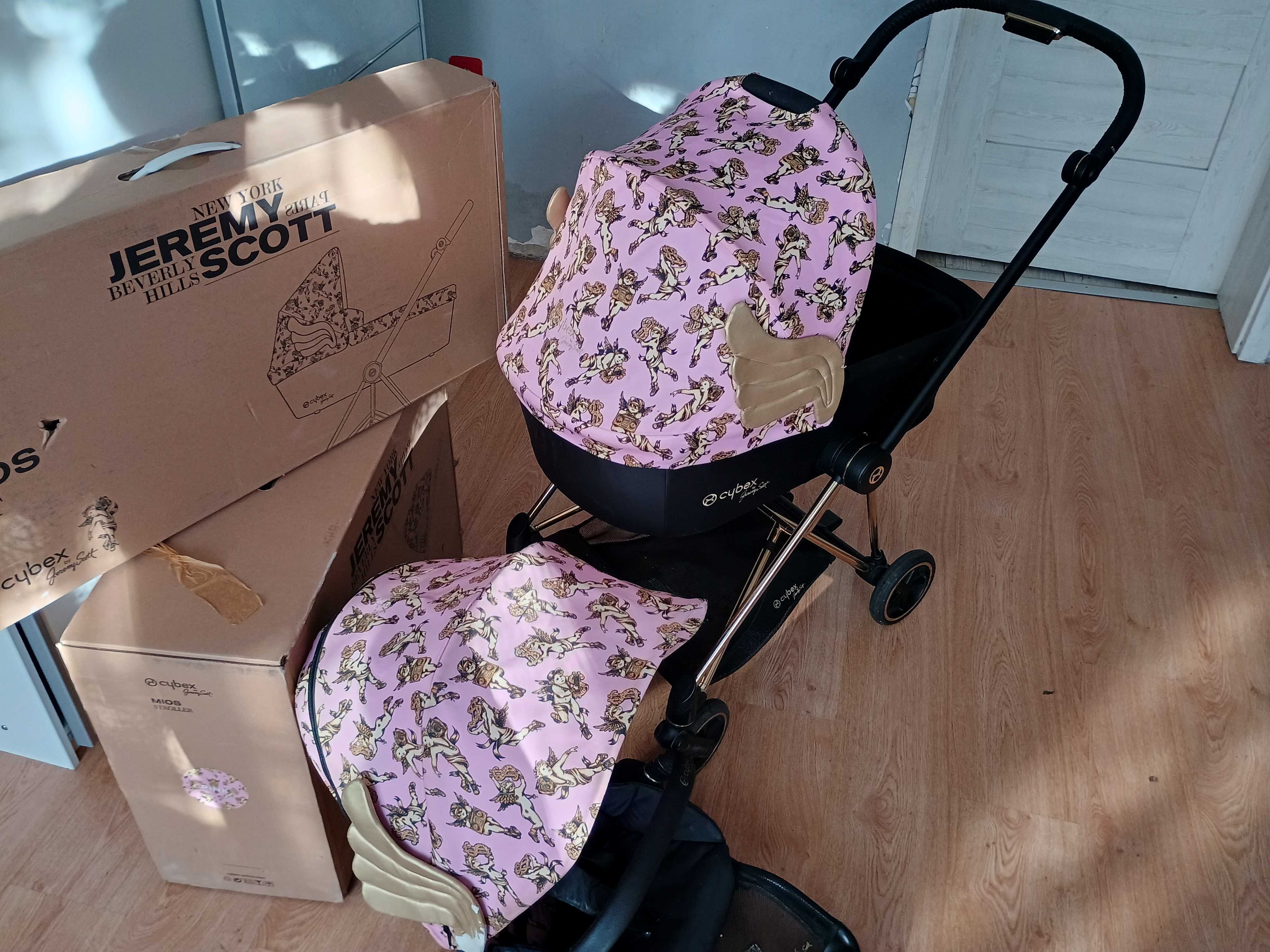 Cybex wózek mios 2.0 cherubs pink