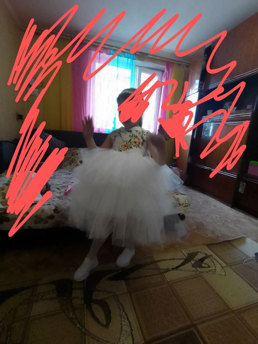 Народное пышное платье