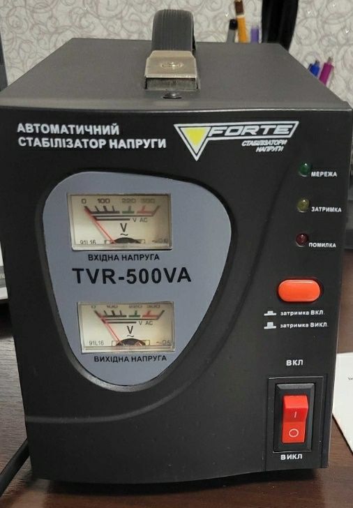 Стабилизатор напряжения Forte TVR-500VA