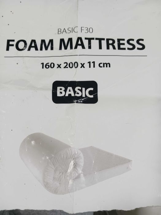 Colchão de espuma 160x190 cm com 11 cm