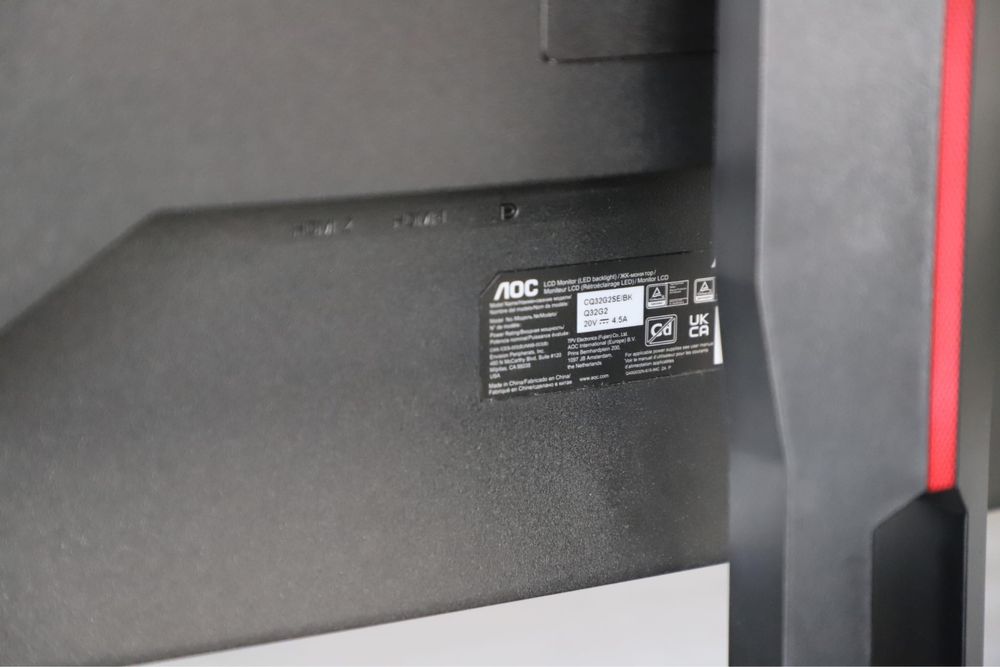 Monitor AOC curvo 31.5” 165hz