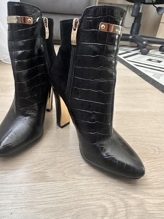 Жіночі ботільйони на осінь, жіноче осіннє взуття, замшеві ботільон.