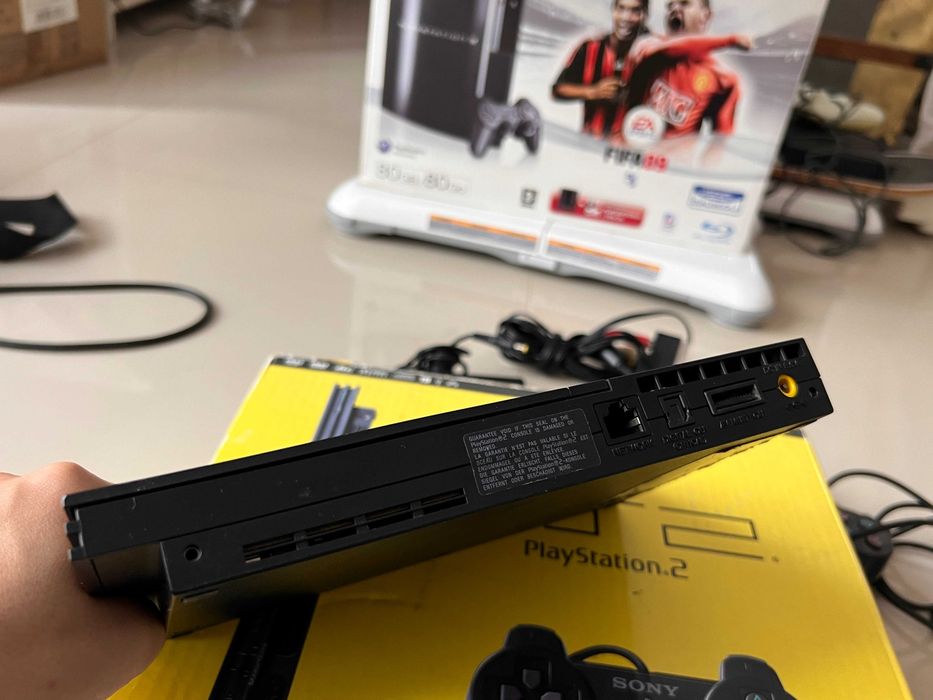 PS2 Slim zestaw pudełko PlayStation 2 box