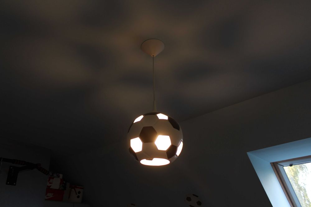 Lampa wisząca sufitowa żyrandol piłka ceramiczna SUPER STAN 2 kolory